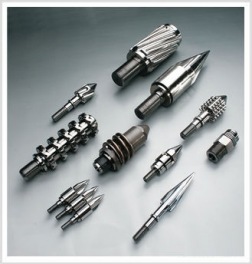 Spare parts for injection machine barrel screws